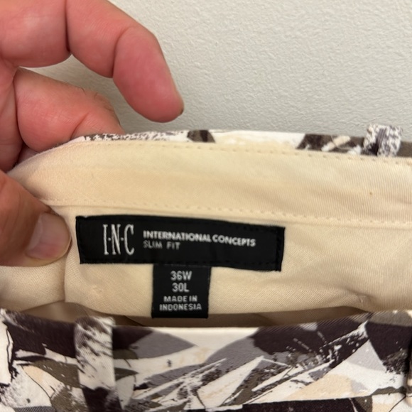 Men’s rare Tropical INC. slim fitted drop waist pant 36/30 excellent condition - Picture 5 of 7